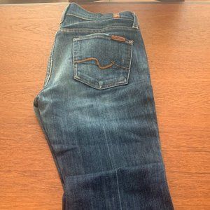 Vintage 7 For All Mankind Flare Dark Jean - Size 25